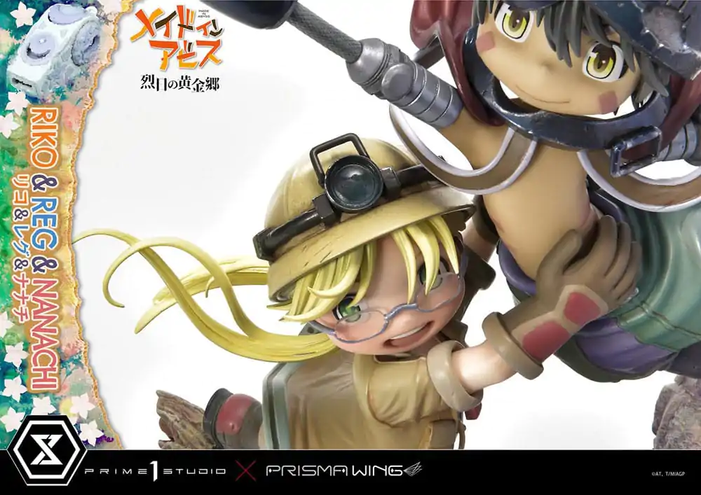 Made in Abyss Riko, Reg &amp; Manachi szobor figura 27 cm termékfotó