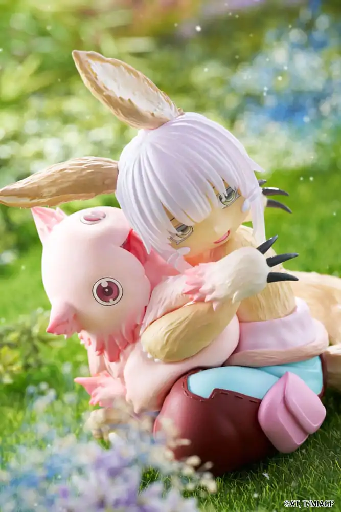 Made in Abyss: The Golden City of the Scorching Sun Desktop Cute figura Nanachi &amp; Mitty Reissue PVC szobor figura 13 cm termékfotó