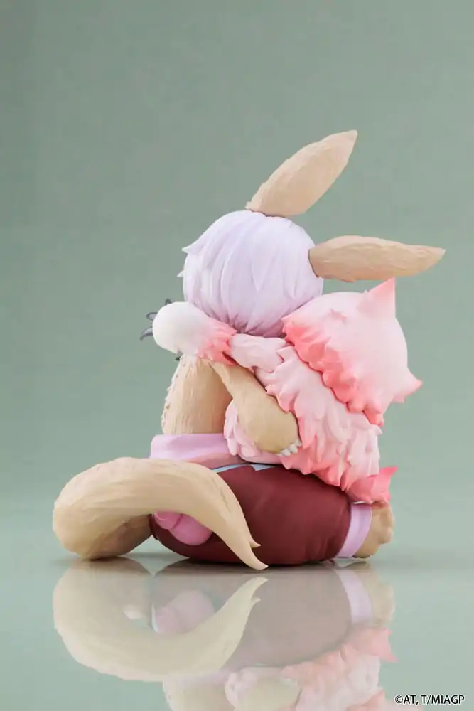 Made in Abyss: The Golden City of the Scorching Sun Desktop Cute figura Nanachi &amp; Mitty Reissue PVC szobor figura 13 cm termékfotó