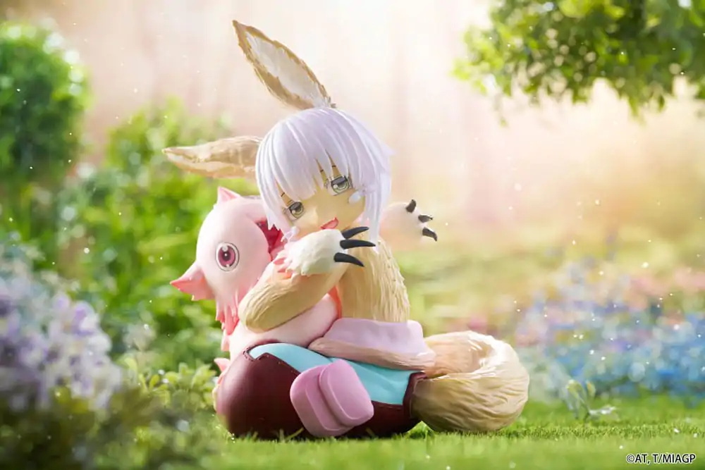 Made in Abyss: The Golden City of the Scorching Sun Desktop Cute figura Nanachi &amp; Mitty Reissue PVC szobor figura 13 cm termékfotó