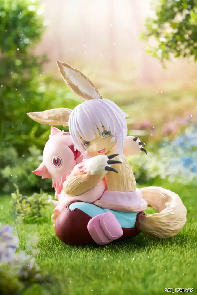Made in Abyss: The Golden City of the Scorching Sun Desktop Cute figura Nanachi &amp; Mitty Reissue PVC szobor figura 13 cm termékfotó