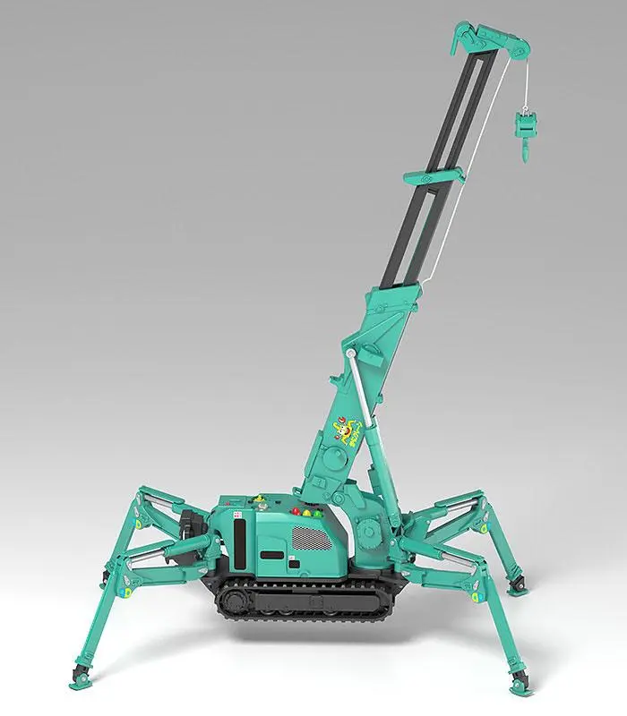 Maeda Seisakusho Moderoid 1/20 Spider Crane (Green) Műanyag modell készlet 25 cm termékfotó