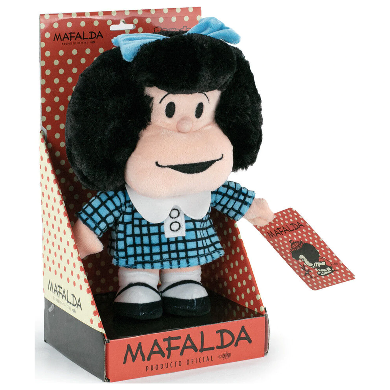 Mafalda Blue Dress plüss 28cm termékfotó
