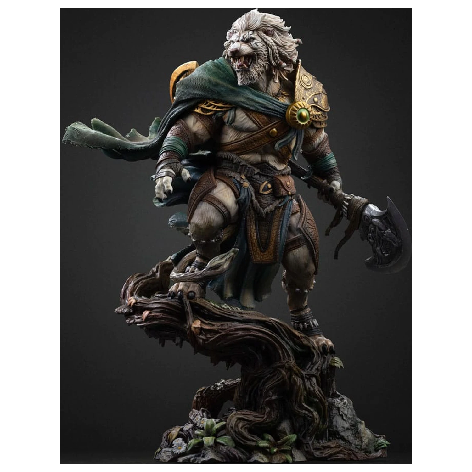 Magic: The Gathering Art Scale szobor figura 1/10 Ajani Goldmane 26 cm termékfotó