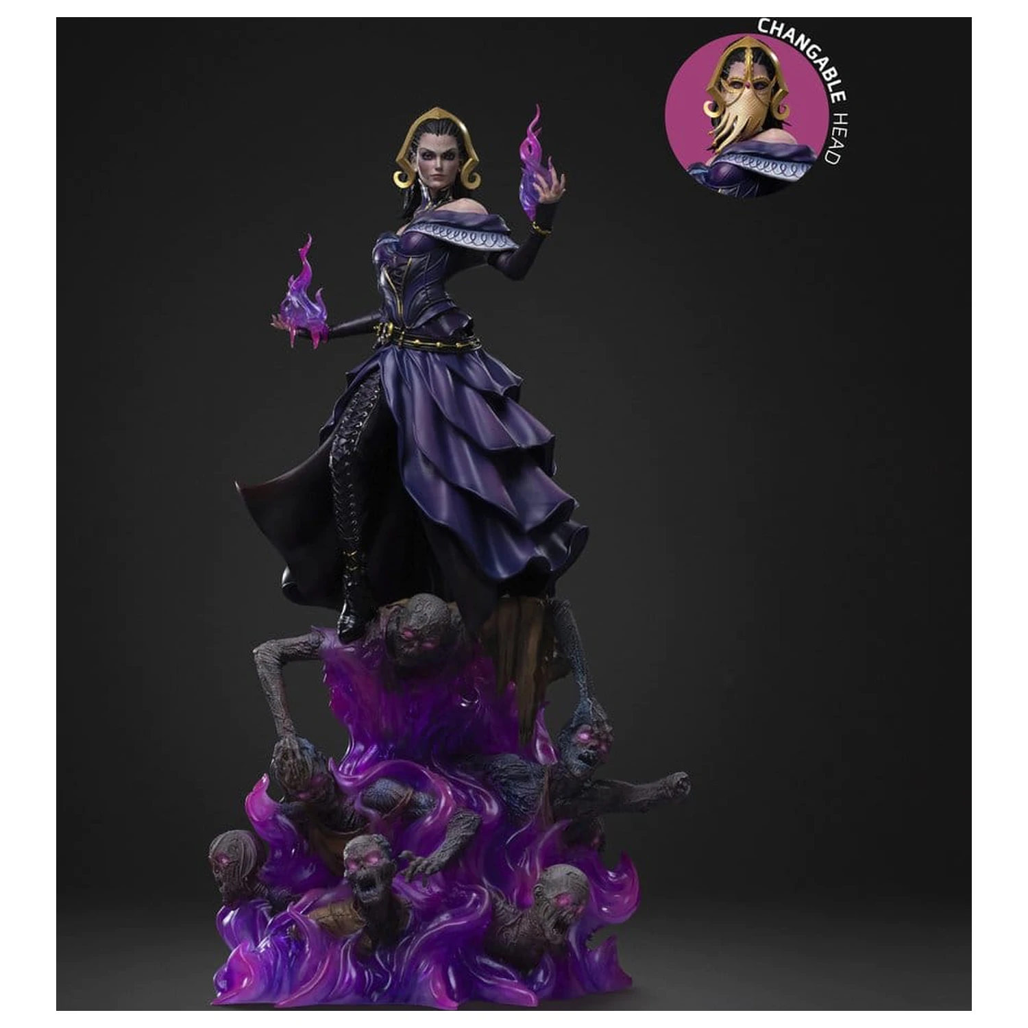 Magic: The Gathering Deluxe Art Scale 1/10 Liliana Vess szobor figura 31 cm termékfotó