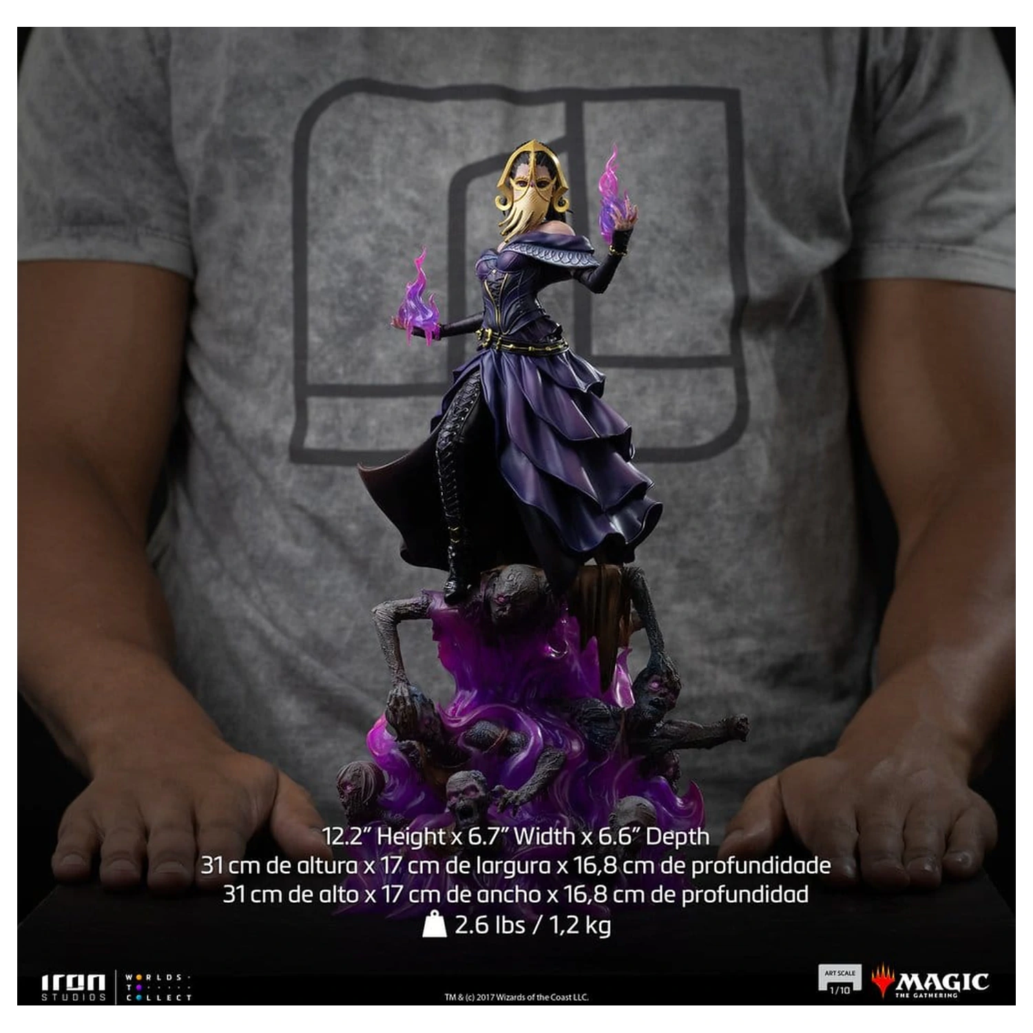 Magic: The Gathering Deluxe Art Scale 1/10 Liliana Vess szobor figura 31 cm termékfotó