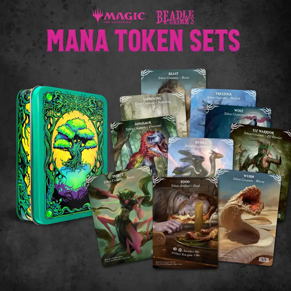 Magic the Gathering Dice and Token Pack Green Mana termékfotó