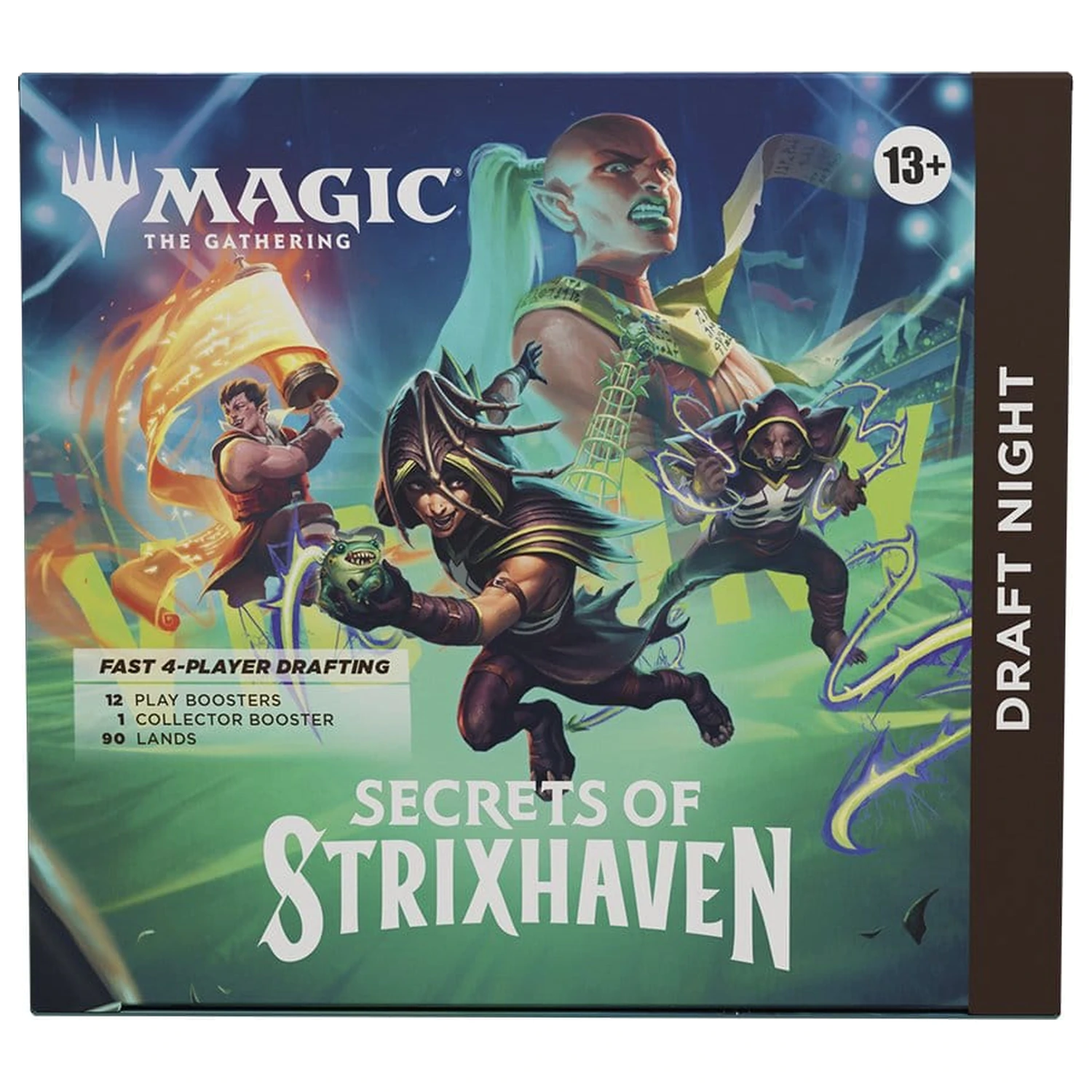 Magic: The Gathering Secrets of Strixhaven Draft Night angol nyelvű termékfotó