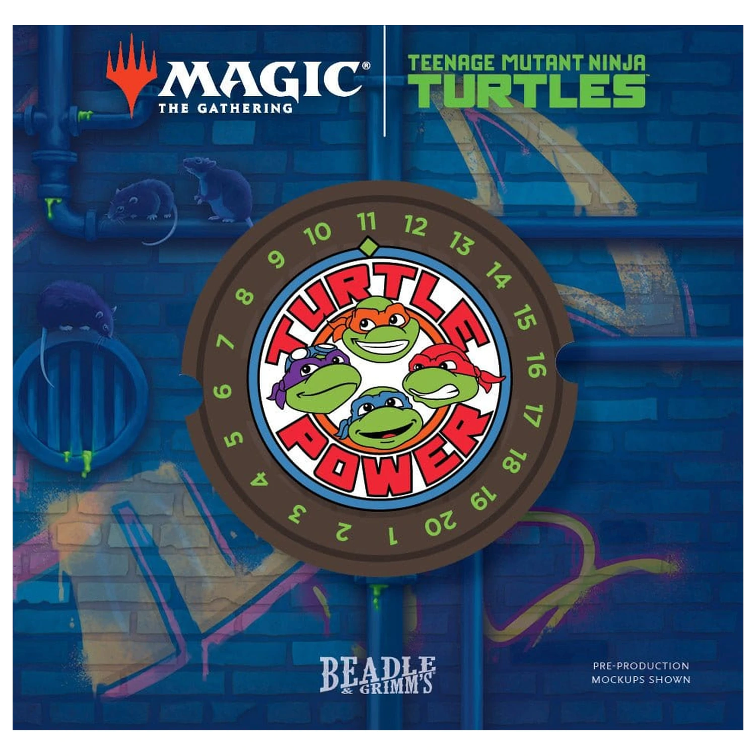 Magic: The Gathering Teenage Mutant Ninja Turtles angol nyelvű dobókocka és zseton csomag  termékfotó