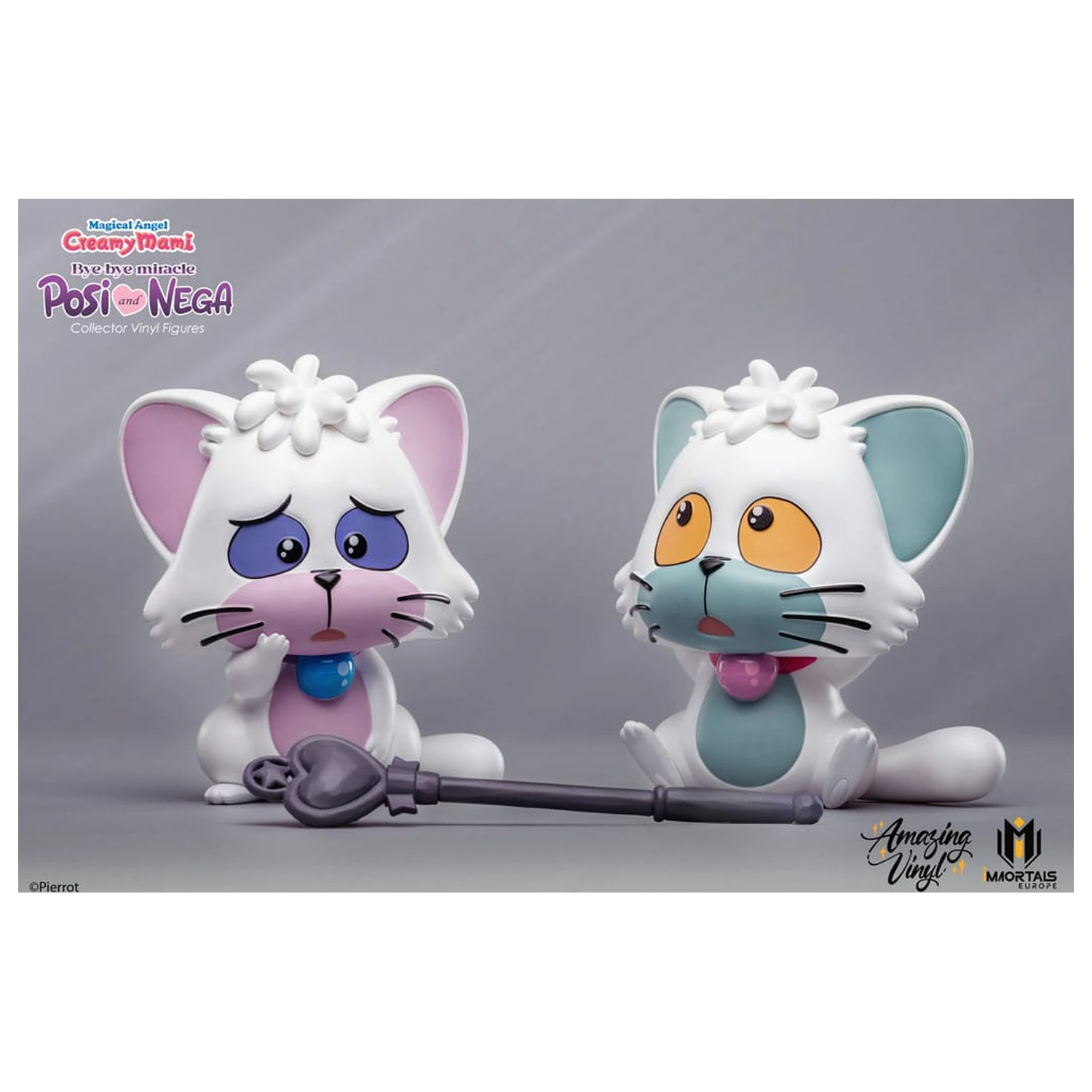 Magical Angel Creamy Mami 1:1 Amazing Vinyl Posi and Nega szobor figura 14 cm  termékfotó