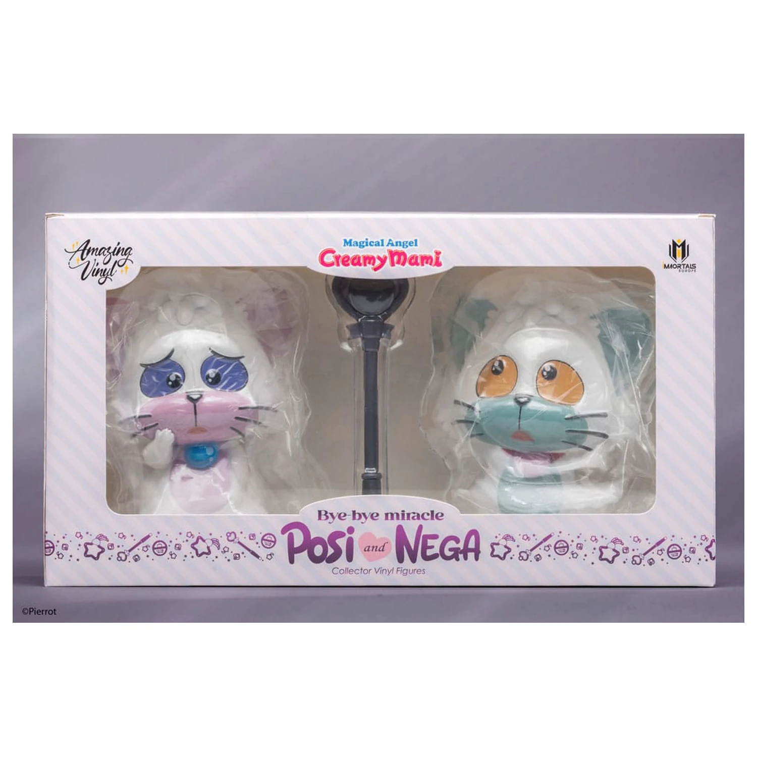 Magical Angel Creamy Mami 1:1 Amazing Vinyl Posi and Nega szobor figura 14 cm  termékfotó