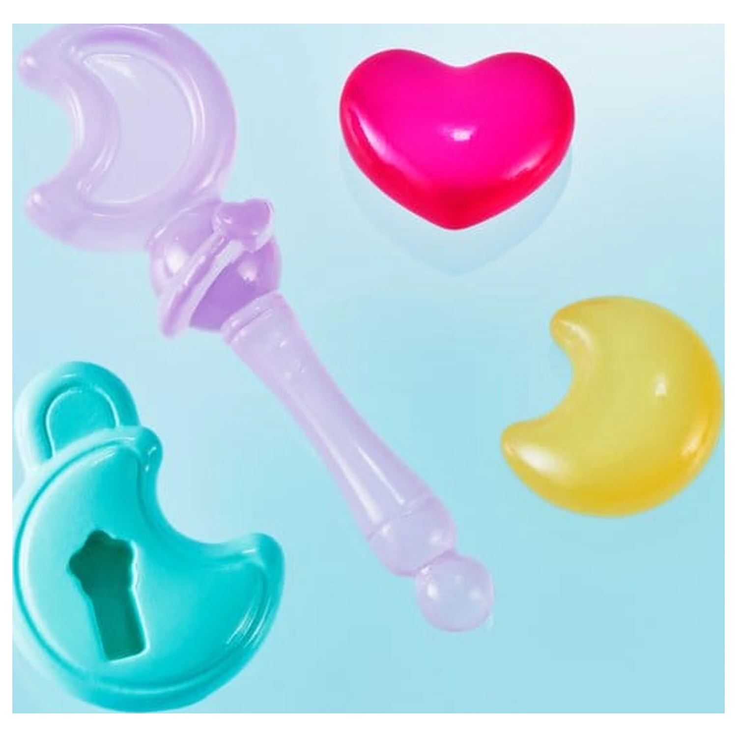 Magical Sisters Lulutto Lilly Proplica replika Moontoneoneon & GlassHeart DreamPact Set 25 cm termékfotó