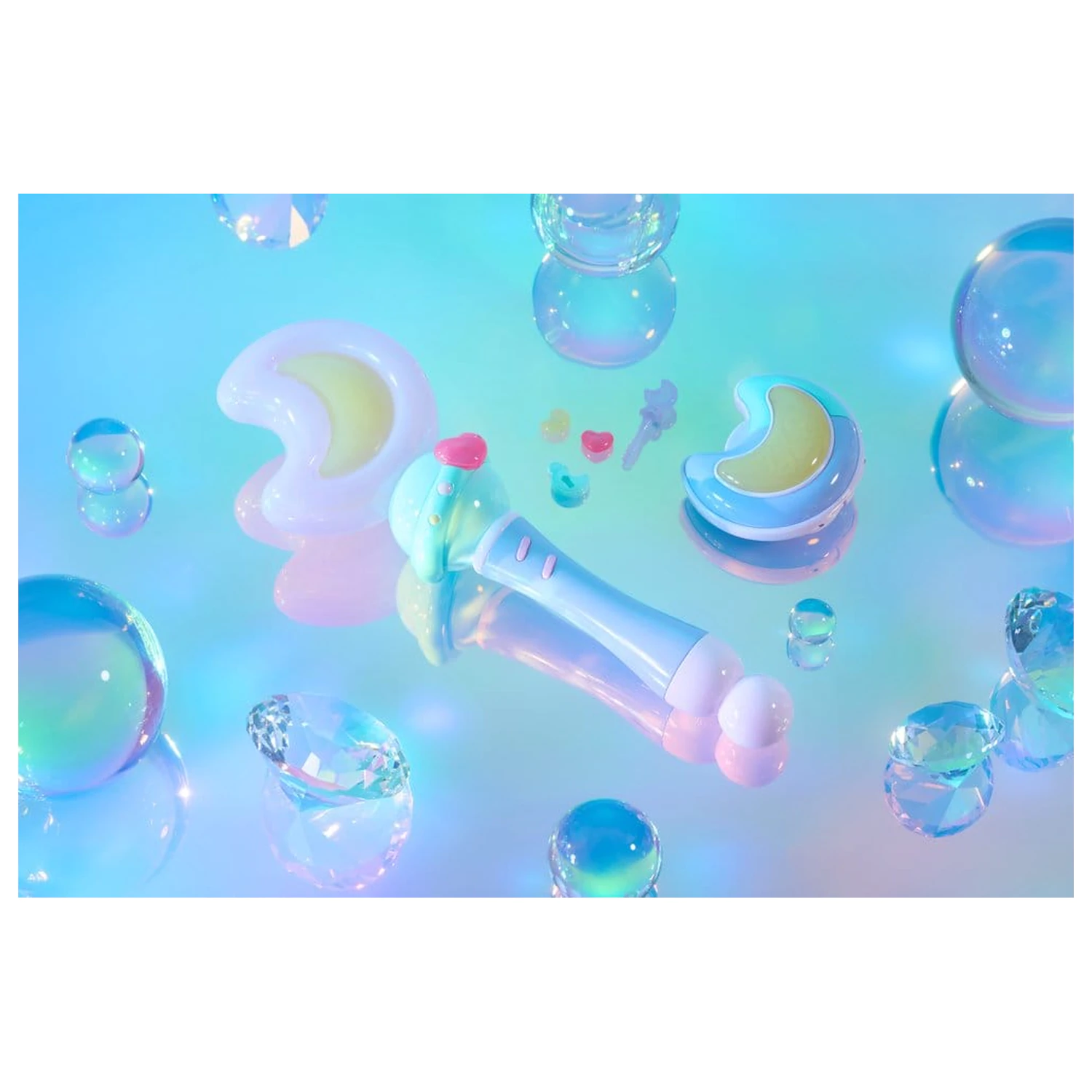 Magical Sisters Lulutto Lilly Proplica replika Moontoneoneon & GlassHeart DreamPact Set 25 cm termékfotó