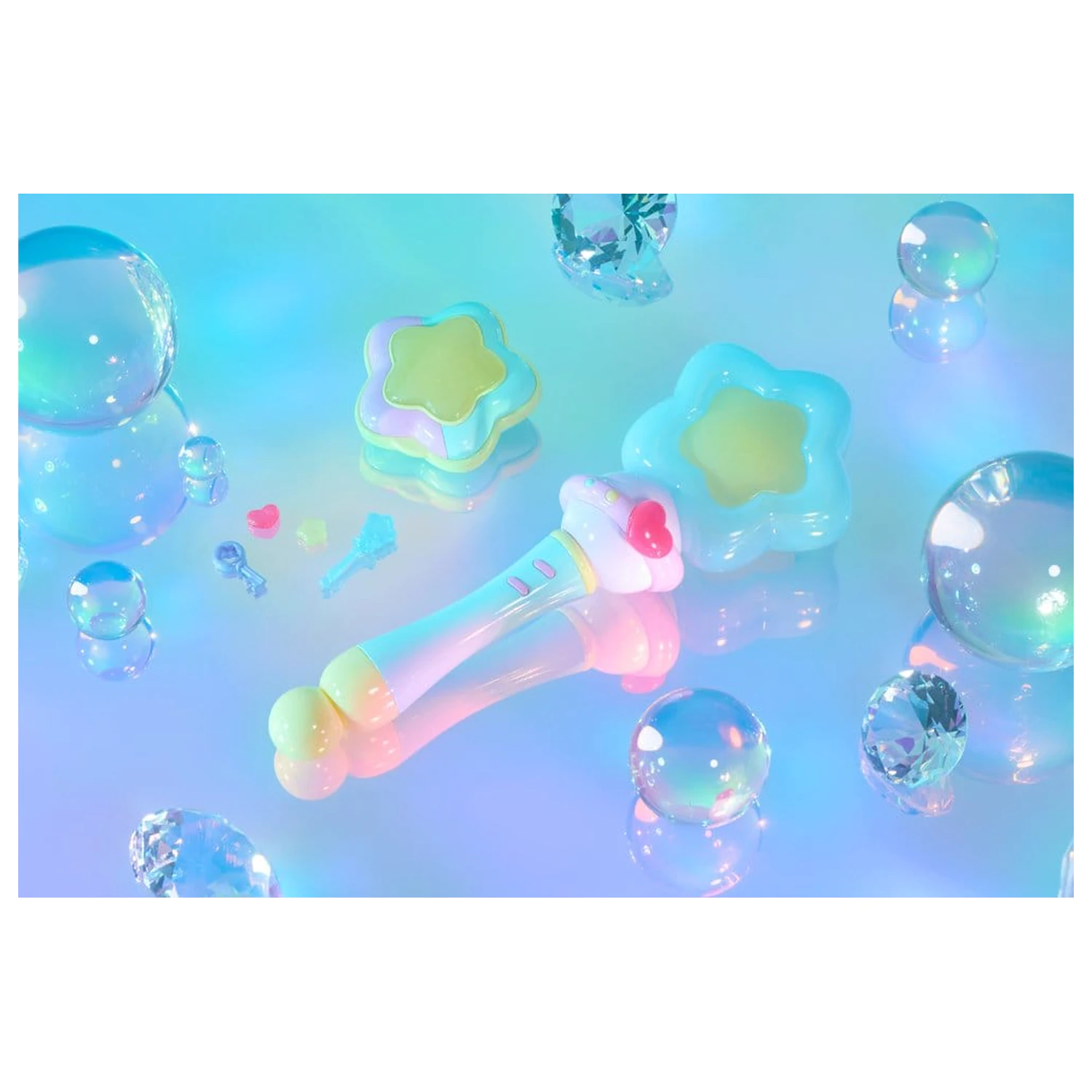 Magical Sisters Lulutto Lilly Proplica replika Stattoneoneon & GlassHeart HopePact Set 25 cm termékfotó