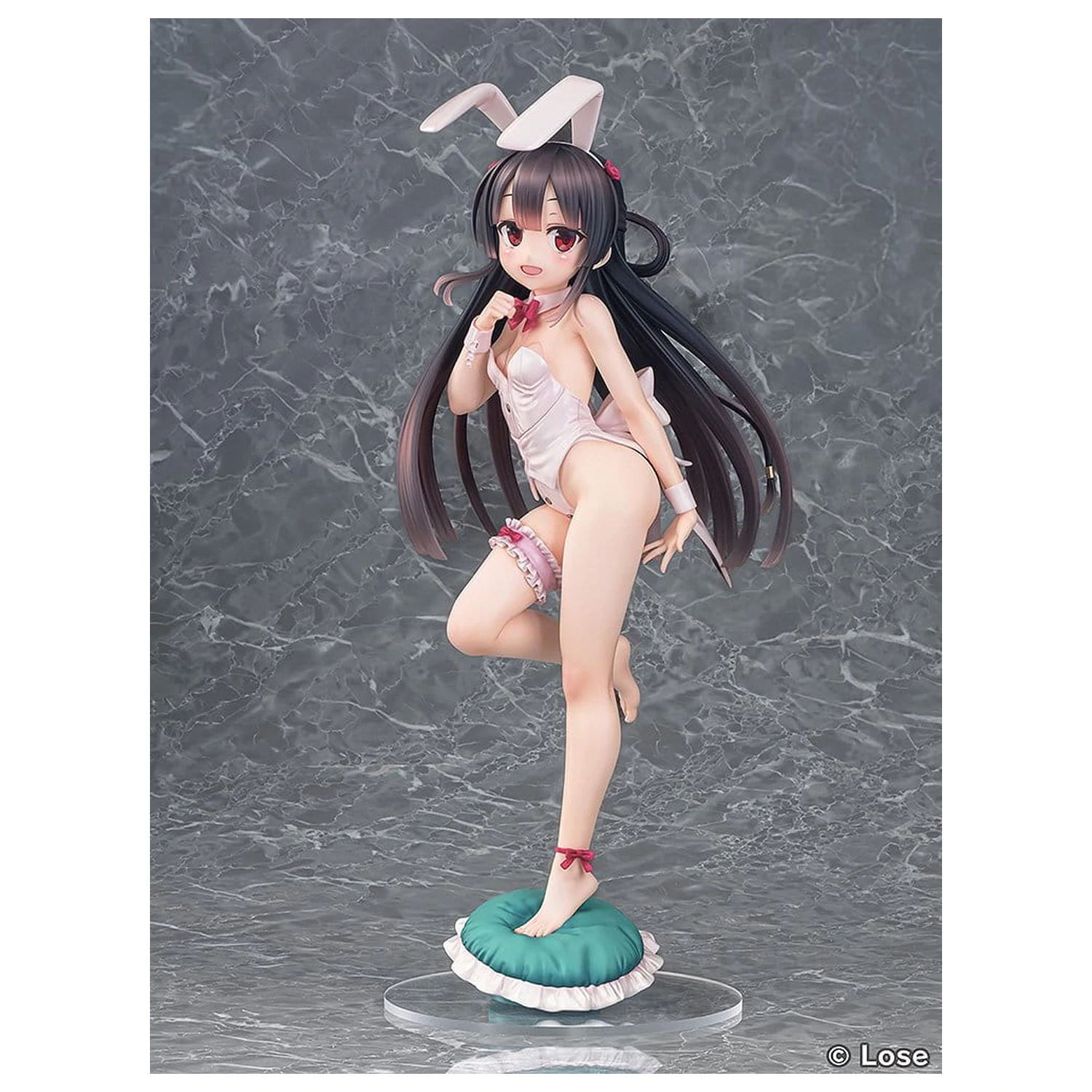 Maitetsu Last Run!! 1/3 Hachiroku: White Bunny Ver. szobor figura 40 cm termékfotó