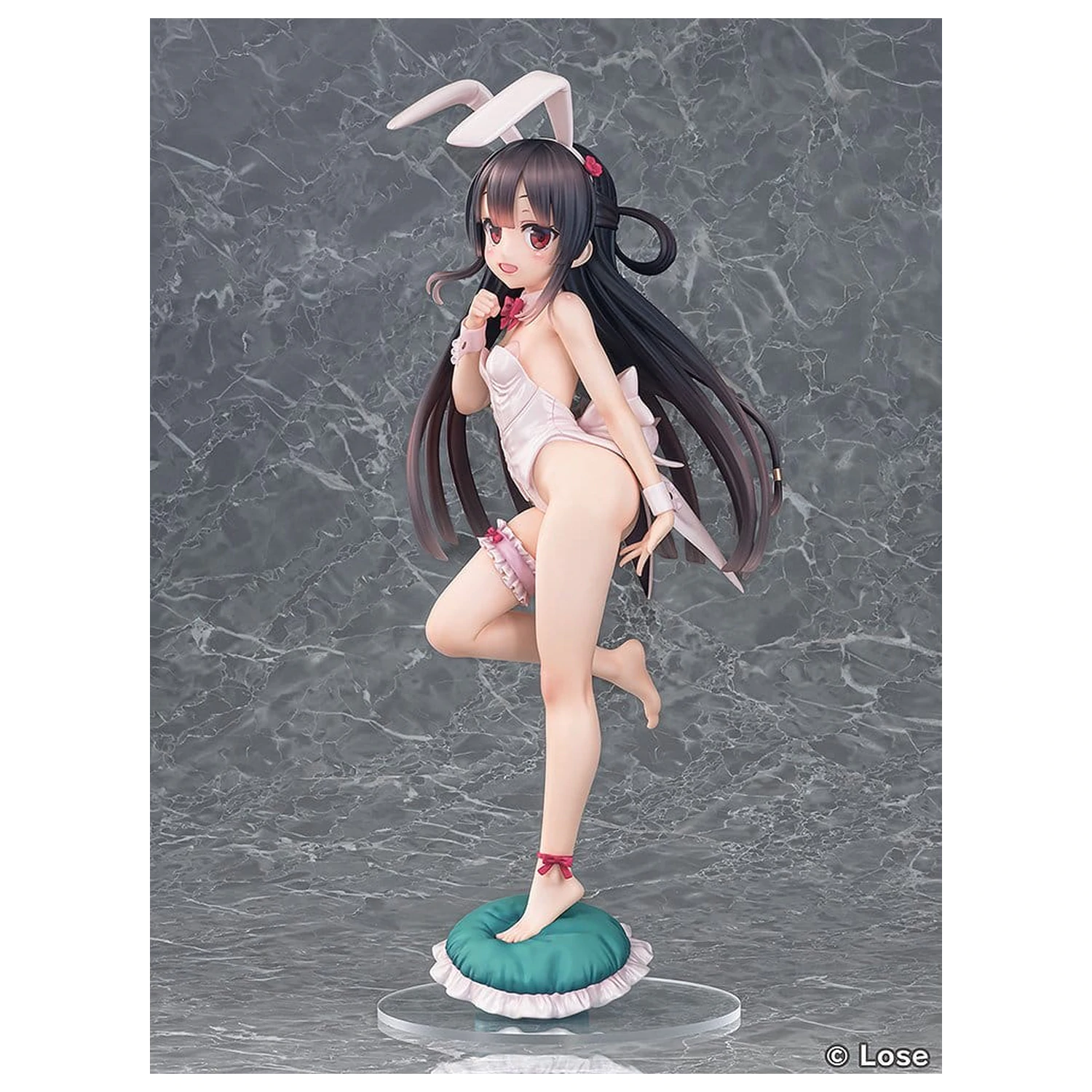 Maitetsu Last Run!! 1/3 Hachiroku: White Bunny Ver. szobor figura 40 cm termékfotó