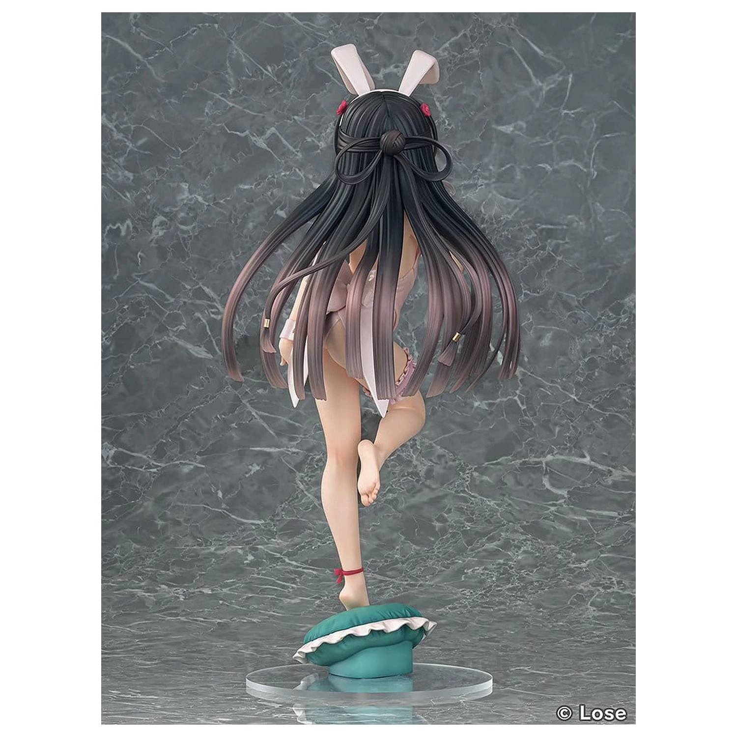 Maitetsu Last Run!! 1/3 Hachiroku: White Bunny Ver. szobor figura 40 cm termékfotó