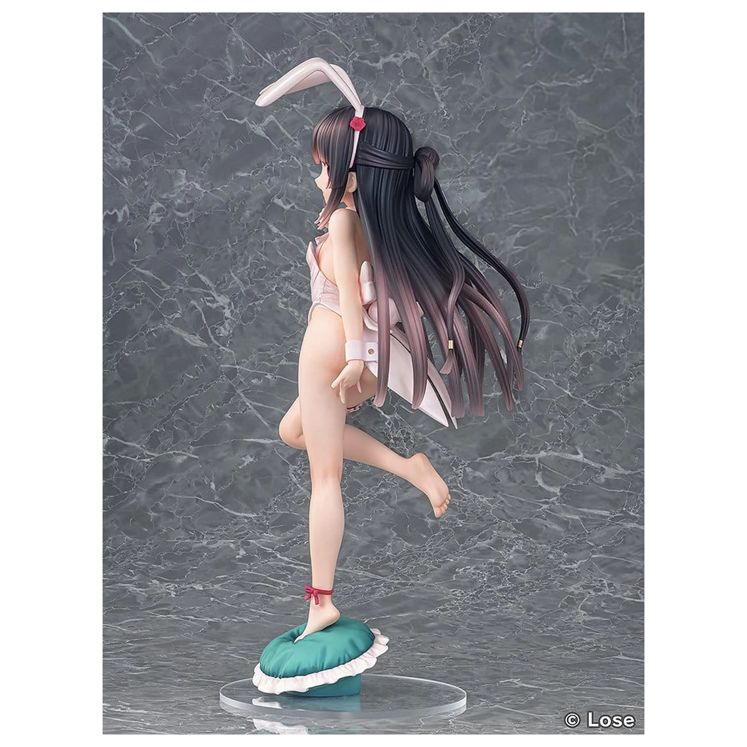 Maitetsu Last Run!! 1/3 Hachiroku: White Bunny Ver. szobor figura 40 cm termékfotó