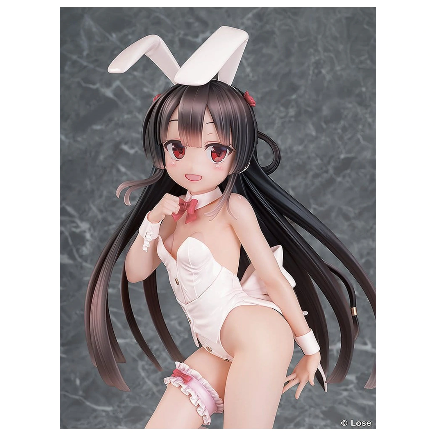 Maitetsu Last Run!! 1/3 Hachiroku: White Bunny Ver. szobor figura 40 cm termékfotó