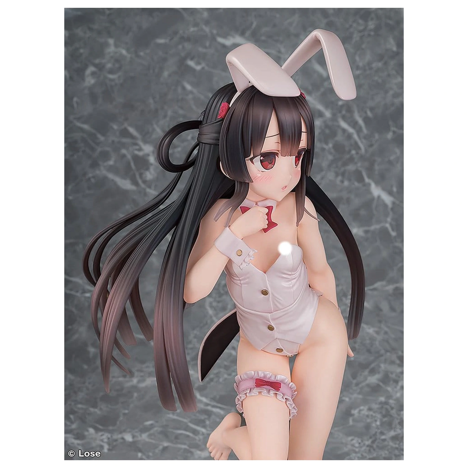 Maitetsu Last Run!! 1/3 Hachiroku: White Bunny Ver. szobor figura 40 cm termékfotó