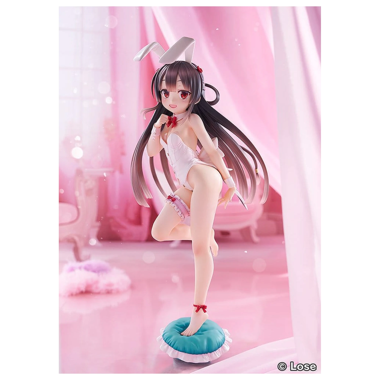 Maitetsu Last Run!! 1/3 Hachiroku: White Bunny Ver. szobor figura 40 cm termékfotó