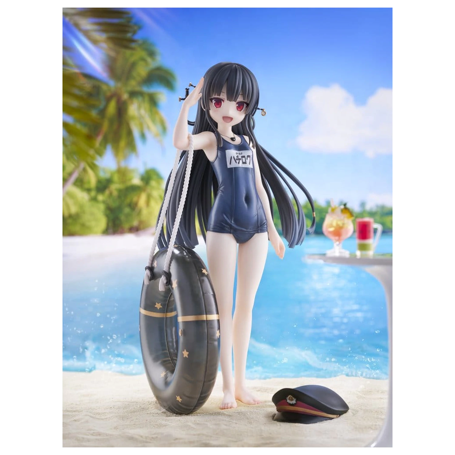 Maitetsu Last Run!! KoiKoi -Sakura- 1/6 Hachiroku School Swimsuit Ver. PVC figura 23 cm termékfotó