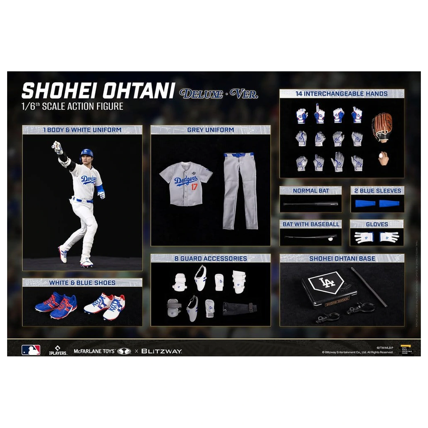 Major League Baseball UMS akciófigura 1/6 Ohtani Shohei (DX Ver.) 35 cm termékfotó