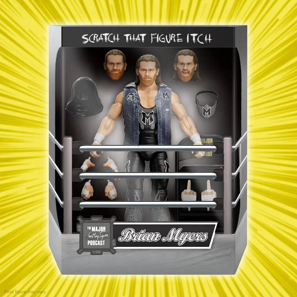 Major Wrestling Podcast Ultimates akciófigura Wave 2 Brian Myers (Most Professional Wrestler) 18 cm termékfotó