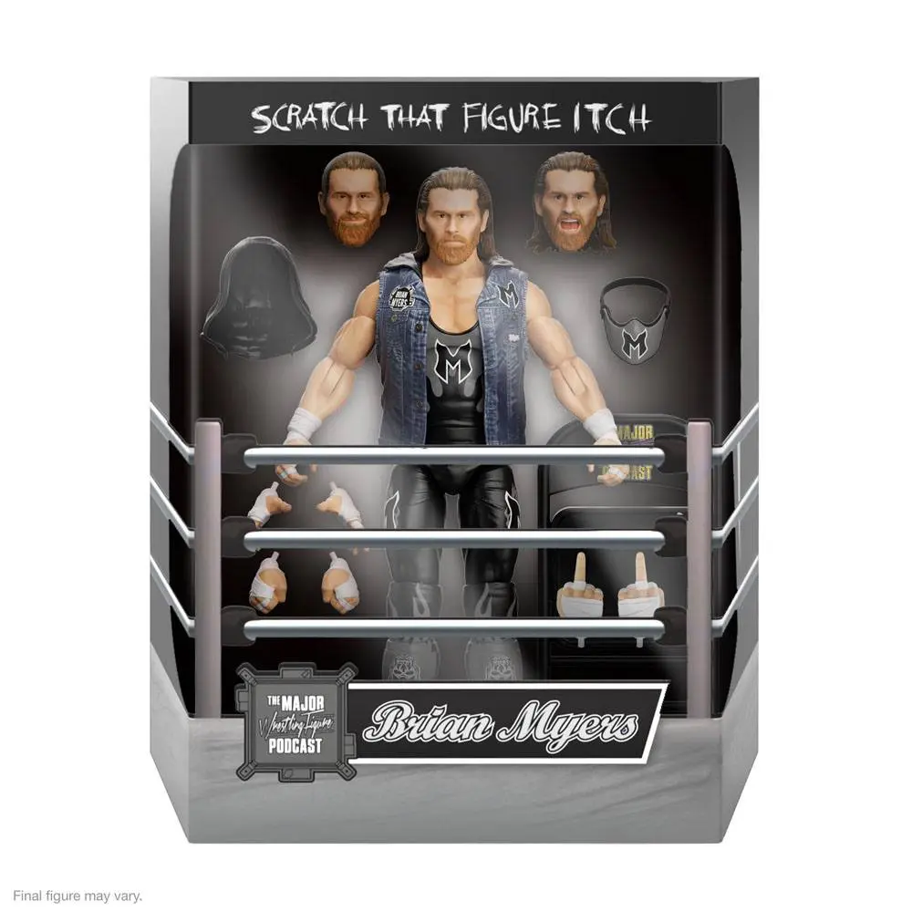 Major Wrestling Podcast Ultimates akciófigura Wave 2 Brian Myers (Most Professional Wrestler) 18 cm termékfotó