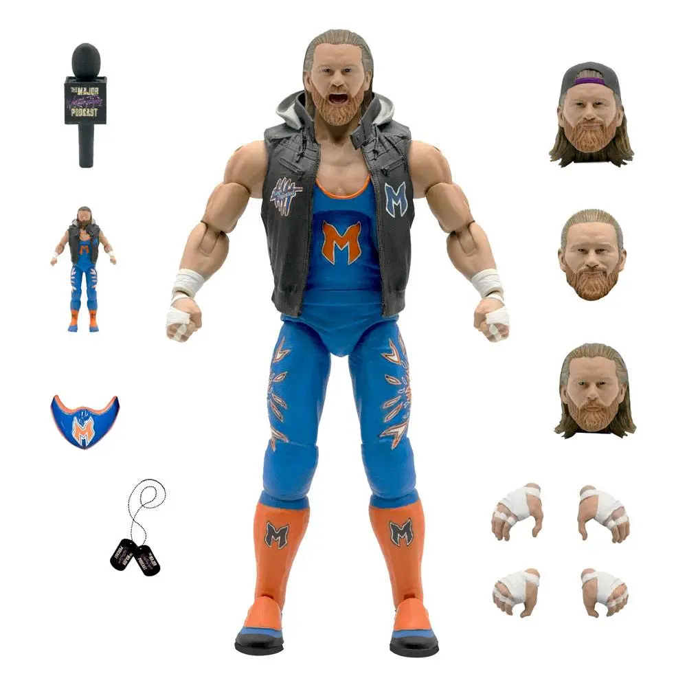 Major Wrestling Podcast Ultimates Wave 1 Brian Myers akciófigura 18 cm termékfotó