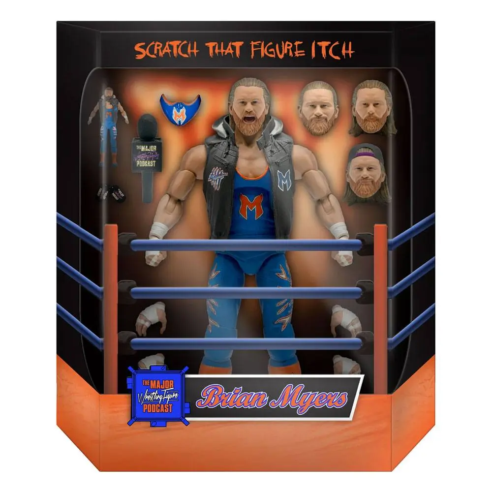 Major Wrestling Podcast Ultimates Wave 1 Brian Myers akciófigura 18 cm termékfotó