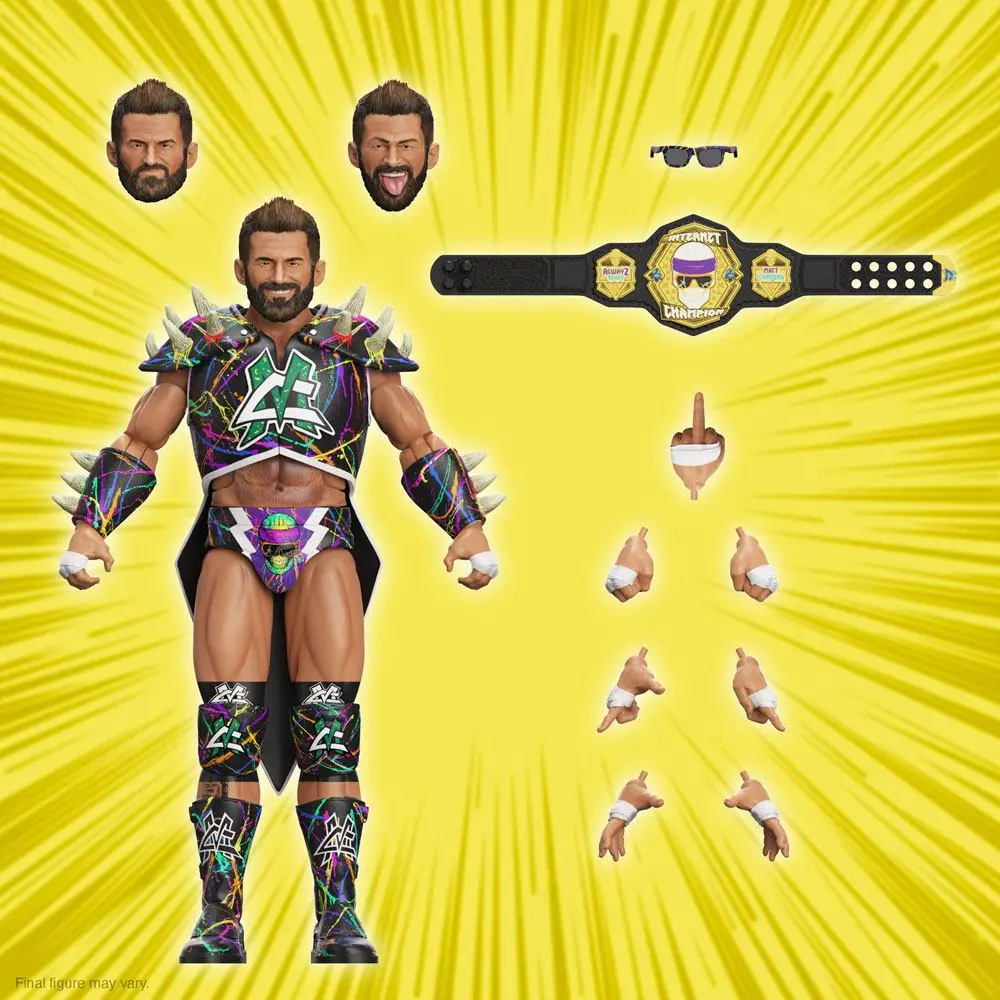 Major Wrestling Podcast Ultimates Wave 2 Matt Cardona (Internet Champion) akciófigura 18 cm termékfotó