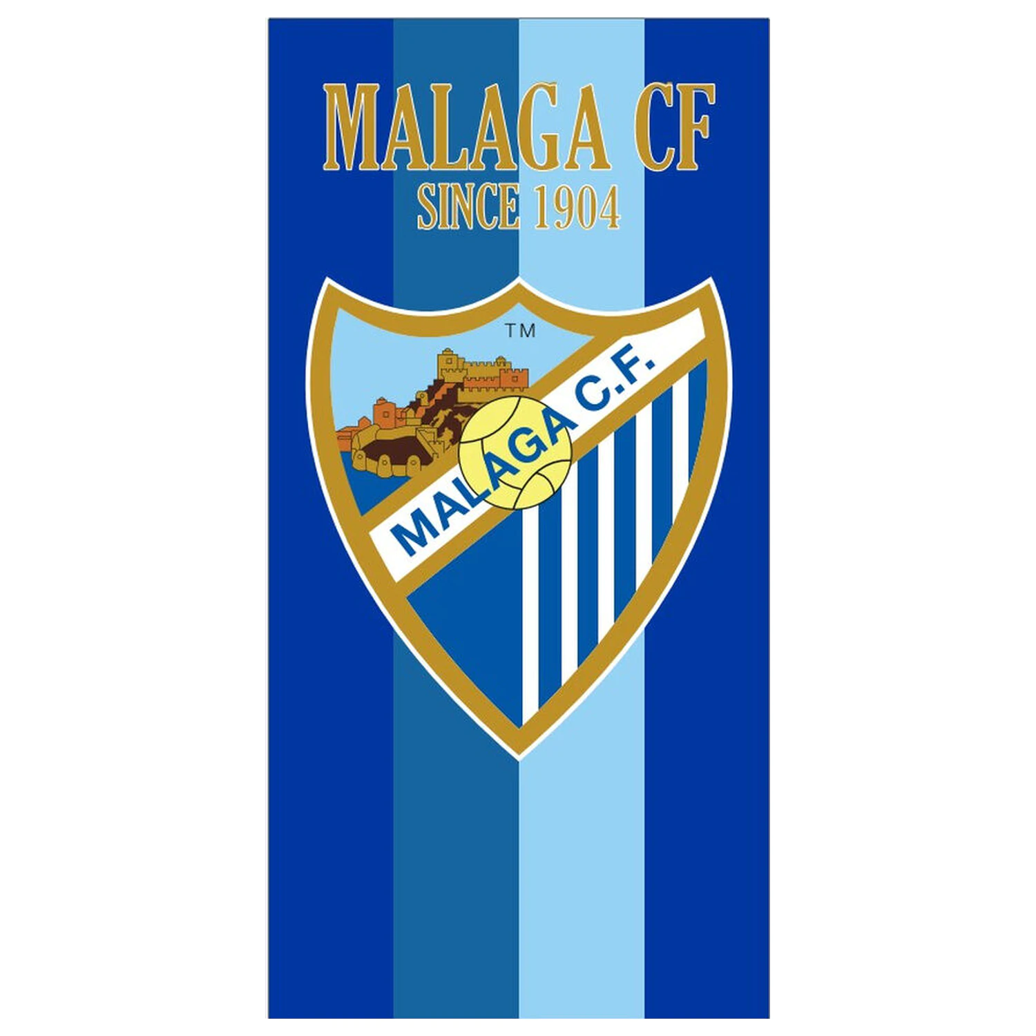 Malaga C.F mikroszálas strandtörölköző termékfotó