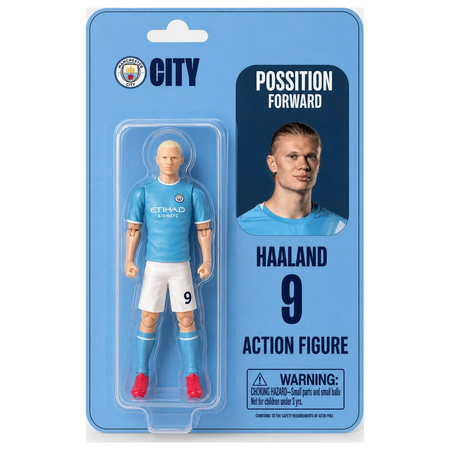 Manchester City Haaland akciófigura 10cm termékfotó
