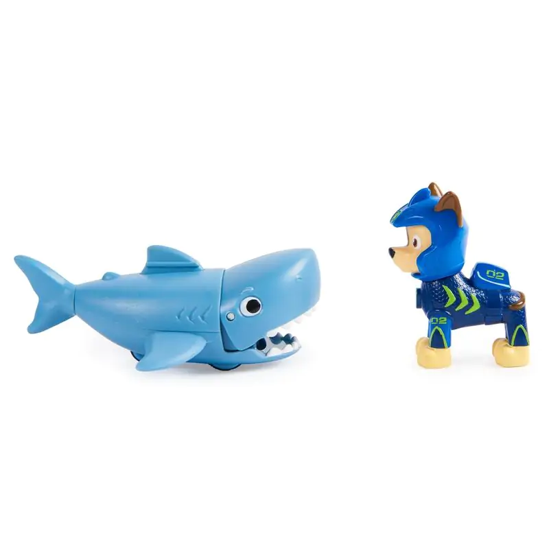 Paw Patrol Chase Aqua Pups Figur termékfotó