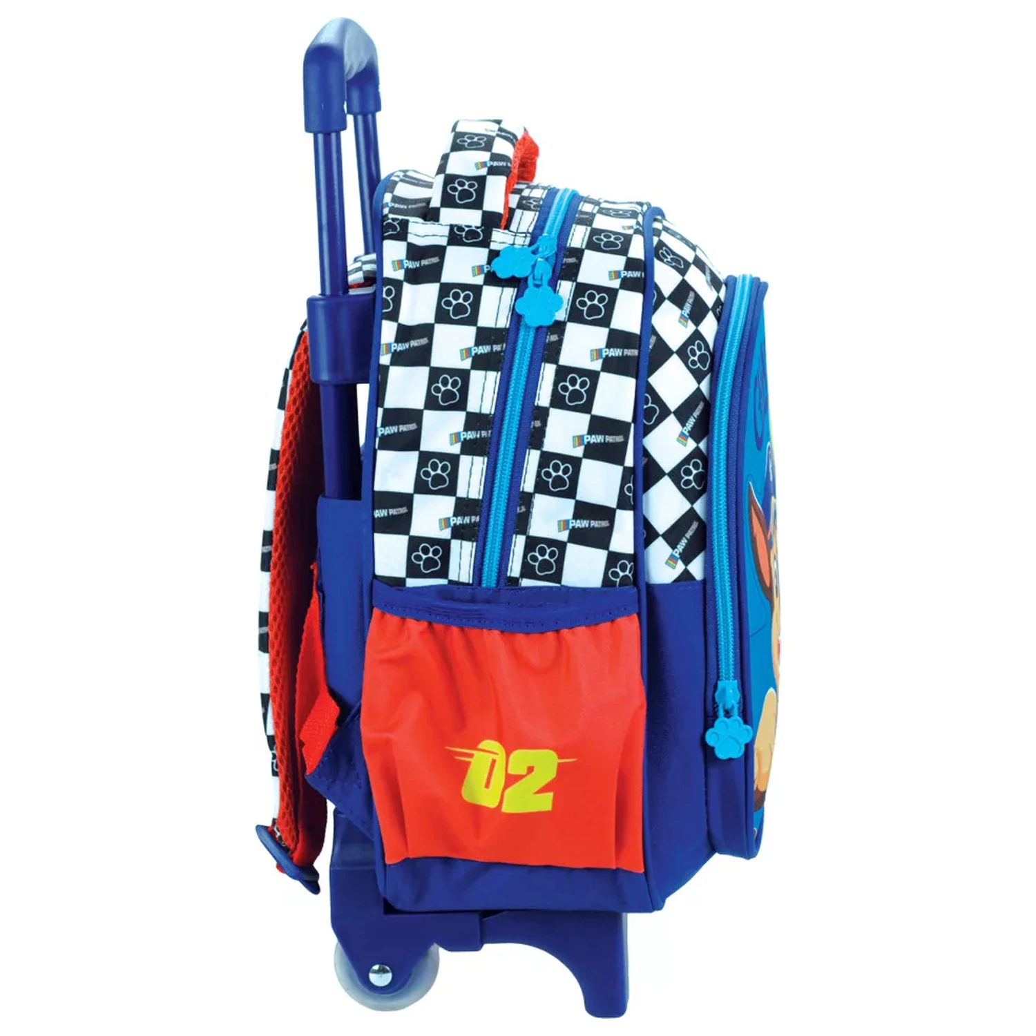 Mancs Őrjárat Chase Racing gurulós ovis hátizsák, táska 30 cm termékfotó