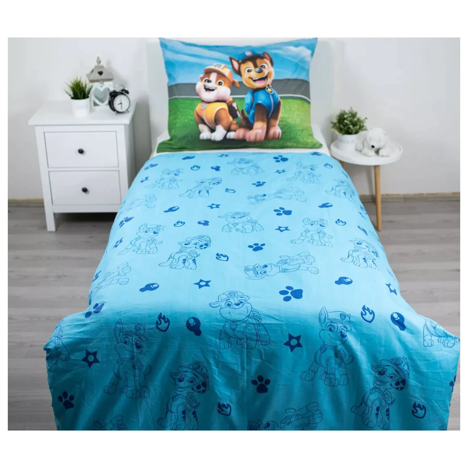 Mancs Őrjárat Chilling mikroszálas ágyneműhuzat termékfotó