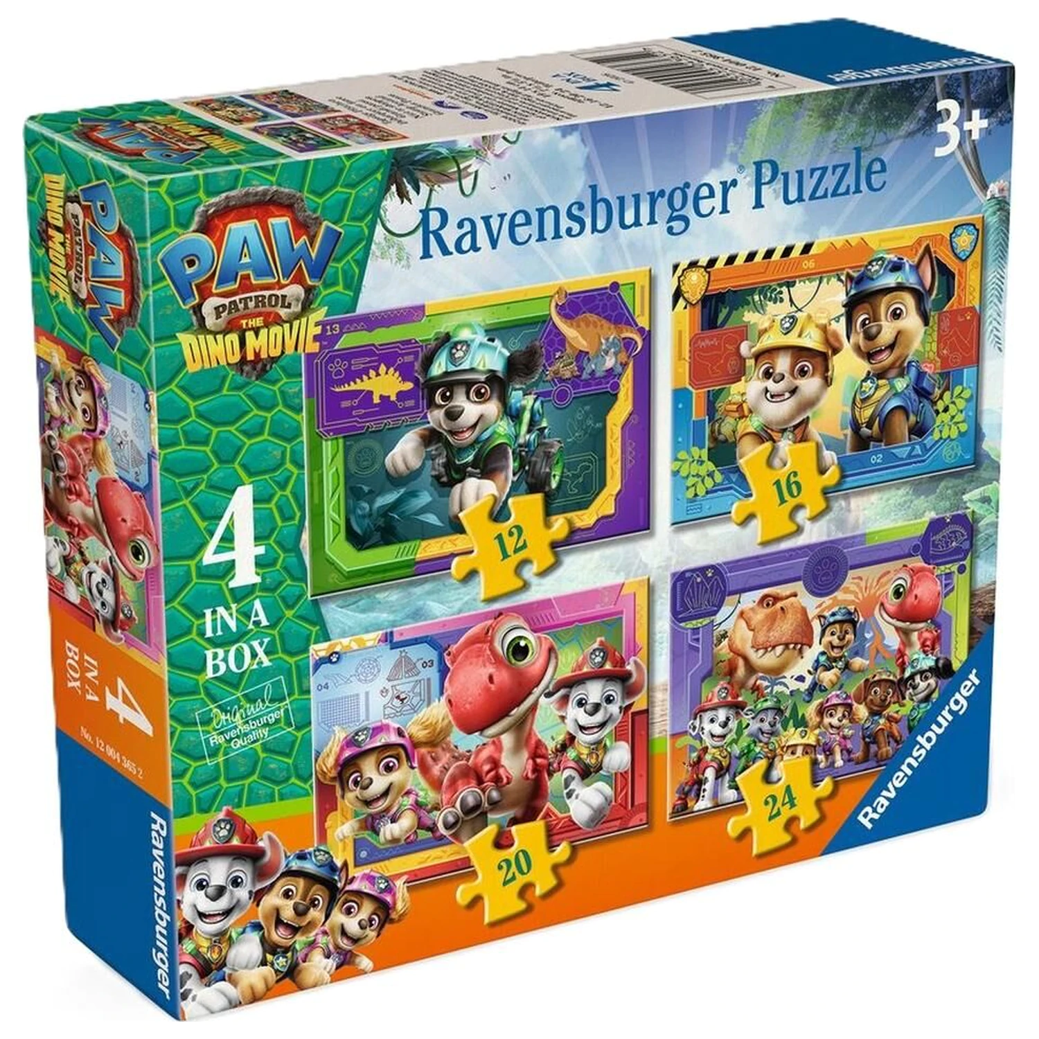 Mancs őrjárat Dino Movie puzzle 12-16-20-24db-os termékfotó