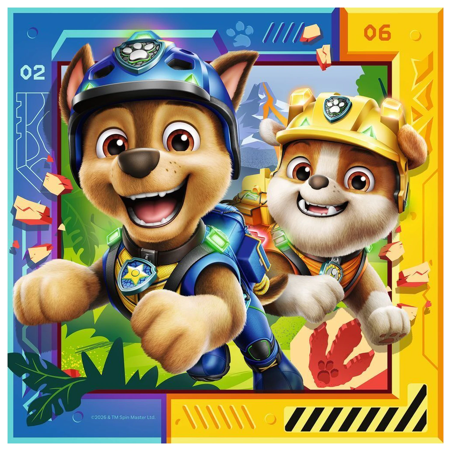 Mancs őrjárat Dino Movie puzzle 3x49db-os termékfotó