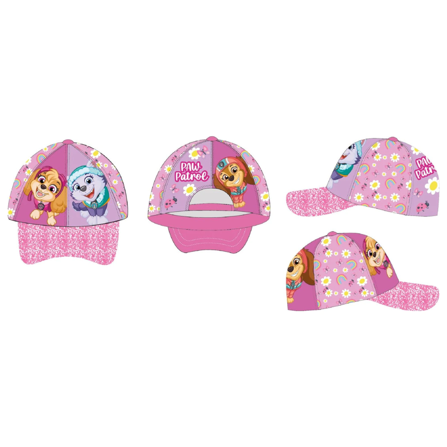 Mancs Őrjárat Flowers and Rainbows gyerek baseball sapka 52 cm termékfotó