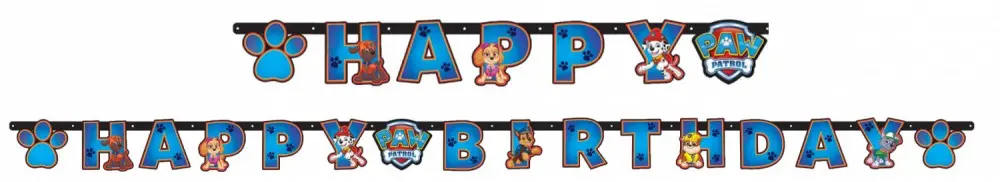 Mancs Őrjárat Happy Birthday felirat termékfotó
