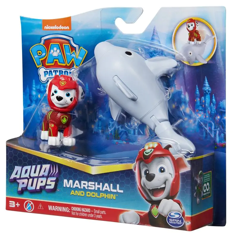 Paw Patrol Marshall Aqua Pups Figur termékfotó