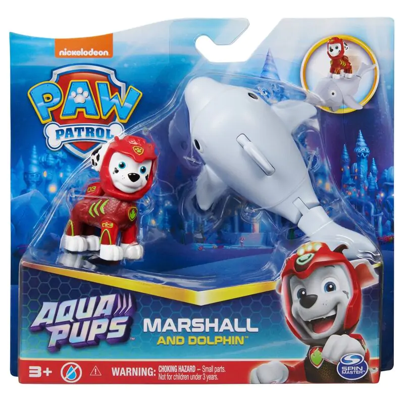 Paw Patrol Marshall Aqua Pups Figur termékfotó