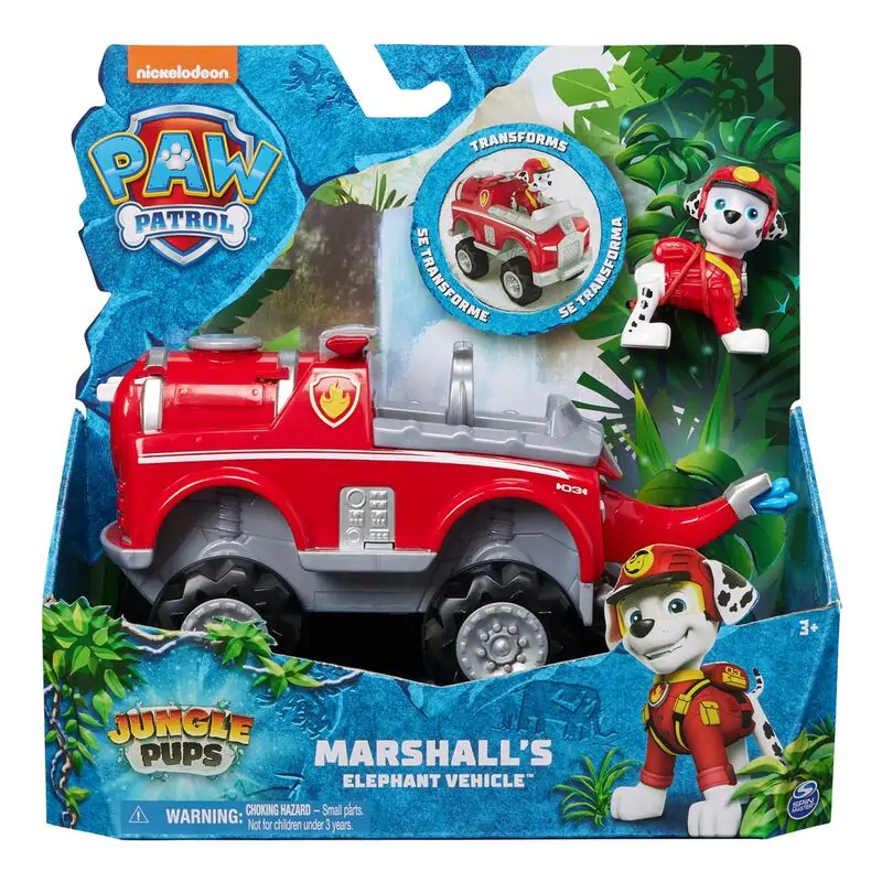 Paw Patrol Marshall Jungle Pups Fahrzeug und Figuren termékfotó