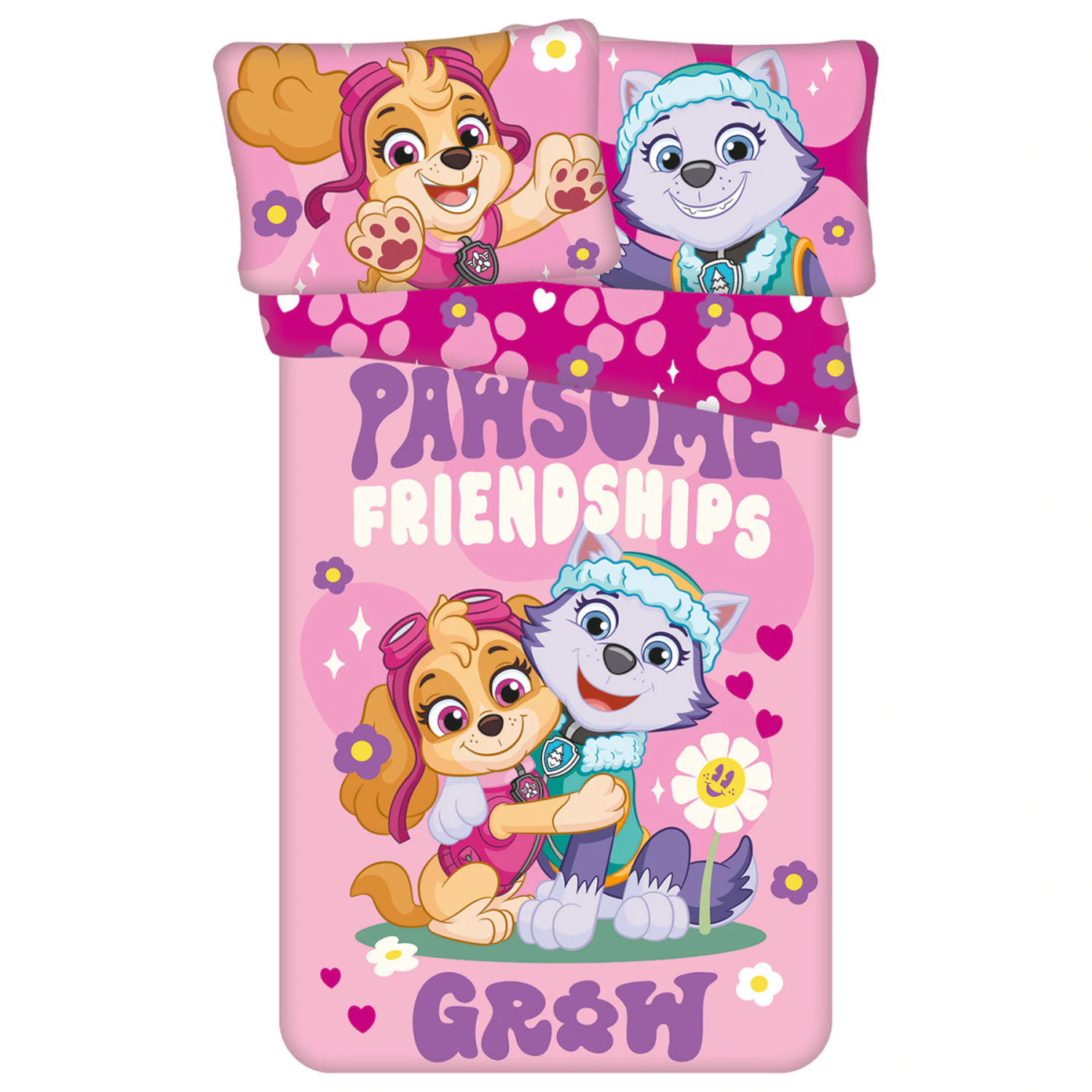 Mancs Őrjárat Pawsome gyerek, ovis ágyneműhuzat  termékfotó