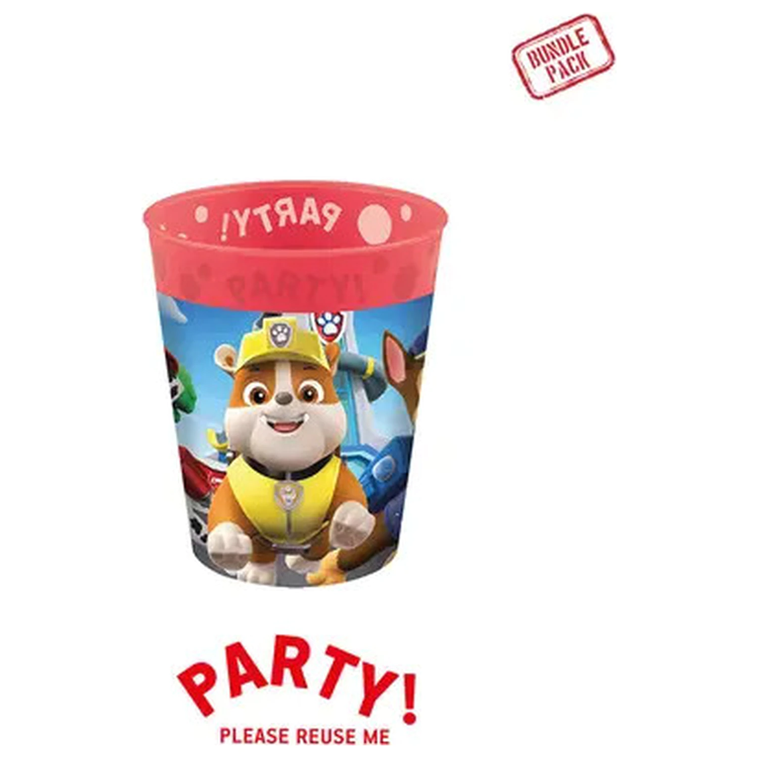 Mancs Őrjárat Rescue Heroes micro prémium műanyag pohár szett 4 db-os 250 ml termékfotó