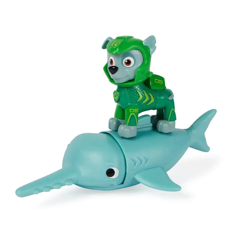 Paw Patrol Rocky Aqua Pups Figur termékfotó