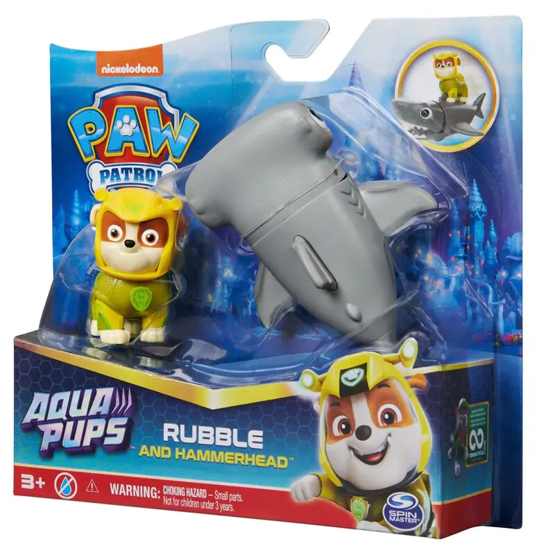 Paw Patrol Rubble Aqua Pups Figur termékfotó