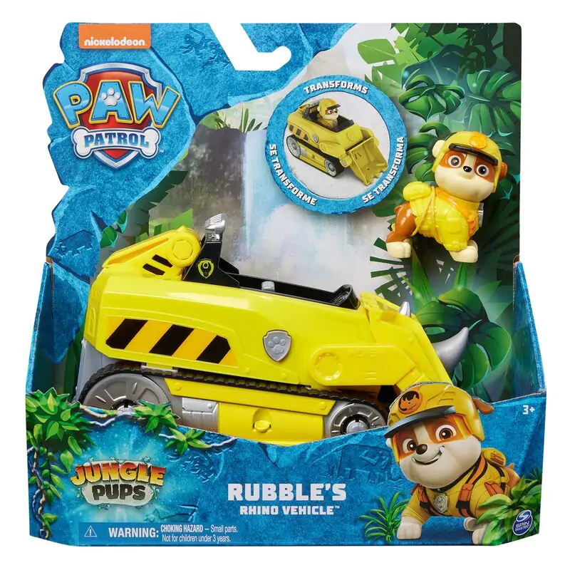 Paw Patrol Rubble Jungle Pups Fahrzeug und Figuren termékfotó