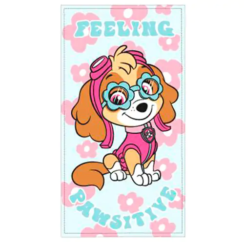 Mancs őrjárat Skye mikroszálas strand törölköző termékfotó